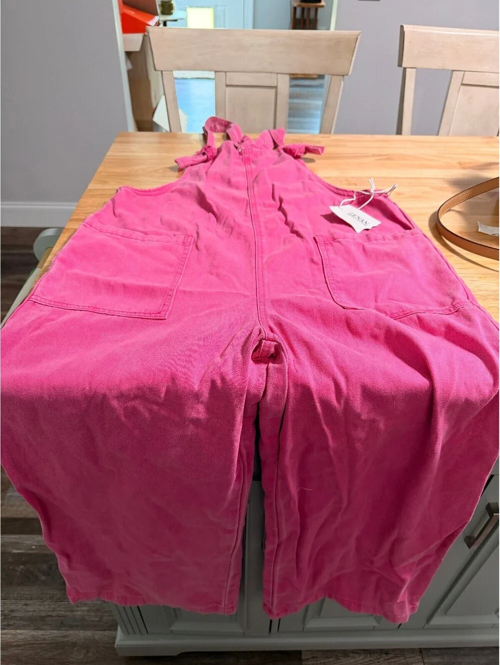 Zena Pink Corduroy Overalls